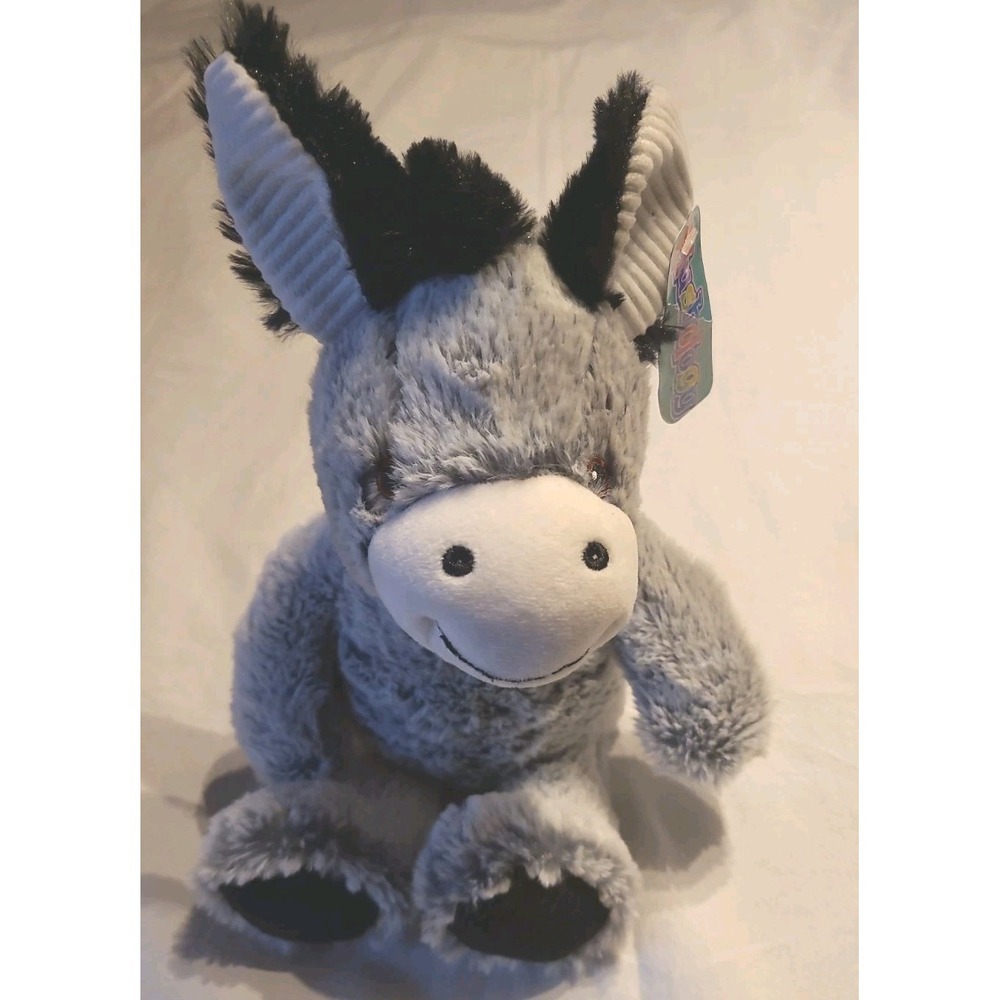 Super Soft Plushology Stuffed Donkey Toy 14"‎